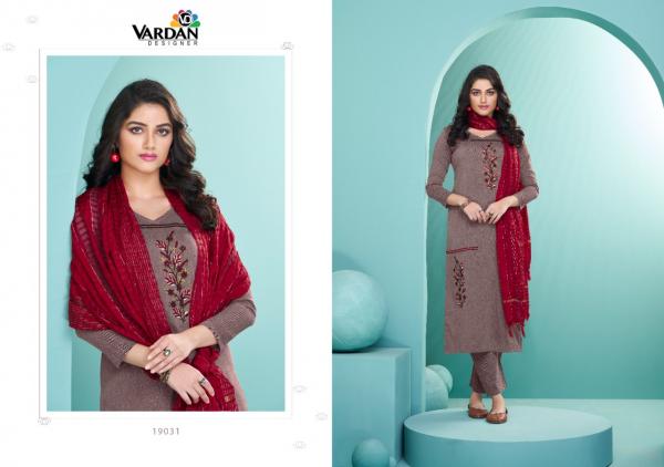 Vardan Radhika Vol 3 Cotton Embroidery Designer Readymade Suit